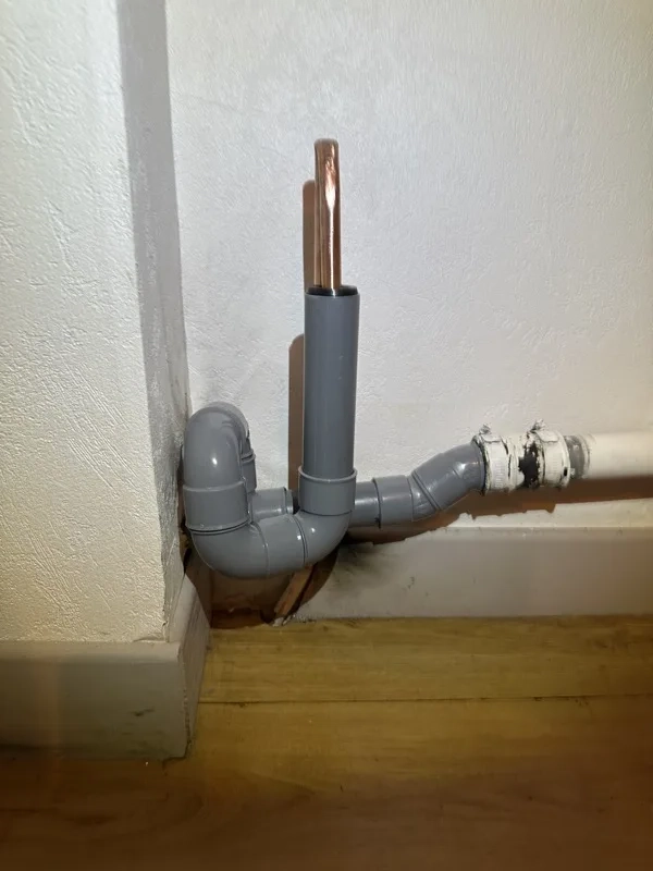 Reprise tuyauterie cuivre après intervention — Quéven